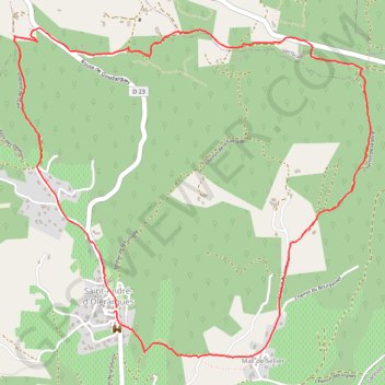Itinéraire Saint Andre d'Olerargues, distance, dénivelé, altitude, carte, profil, trace GPS