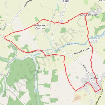 Itinéraire Pédestre 8km 2026, distance, dénivelé, altitude, carte, profil, trace GPS