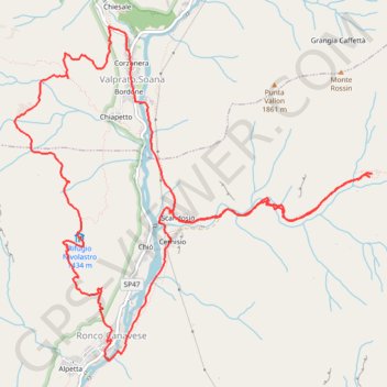Itinéraire Gran Paradiso, distance, dénivelé, altitude, carte, profil, trace GPS