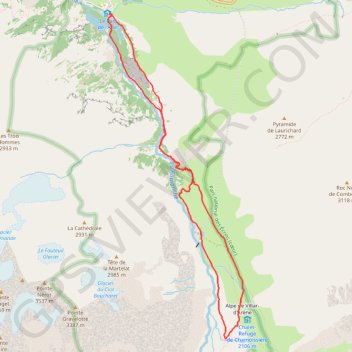 Itinéraire Serre Chevalier 2024 J3, distance, dénivelé, altitude, carte, profil, trace GPS