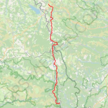Itinéraire Trois jours sur la Régordane de Pradelles à Génolhac, distance, dénivelé, altitude, carte, profil, trace GPS