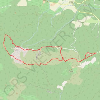 Itinéraire St-Joseph - Jas du Bessillon - Gros Bessillon - Vallon Valaurie, distance, dénivelé, altitude, carte, profil, trace GPS