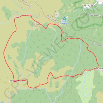 Itinéraire Pic Cassini, distance, dénivelé, altitude, carte, profil, trace GPS