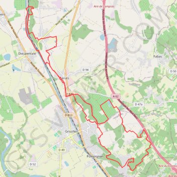 Itinéraire aDieupentale 32 km d+550, distance, dénivelé, altitude, carte, profil, trace GPS