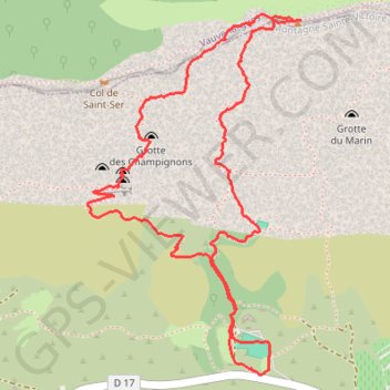 Itinéraire Pic des mouches, distance, dénivelé, altitude, carte, profil, trace GPS