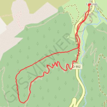 Itinéraire Bois de Talia, distance, dénivelé, altitude, carte, profil, trace GPS
