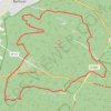 Itinéraire De Franchard à Apremont, distance, dénivelé, altitude, carte, profil, trace GPS