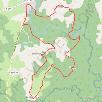 Itinéraire Pays de Craponne - Chomelix, distance, dénivelé, altitude, carte, profil, trace GPS
