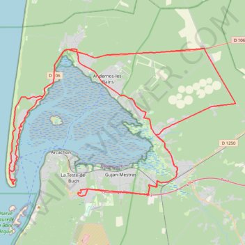 Itinéraire New file 1, distance, dénivelé, altitude, carte, profil, trace GPS
