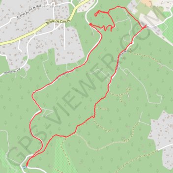 Itinéraire LORGUES DOMAINE DE L'ESTELLO, distance, dénivelé, altitude, carte, profil, trace GPS