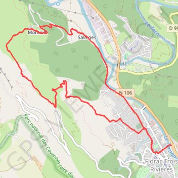 Itinéraire ITILAR048V5098G7, distance, dénivelé, altitude, carte, profil, trace GPS