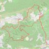 Itinéraire Les drailles de Gaspard - Carnoules, distance, dénivelé, altitude, carte, profil, trace GPS