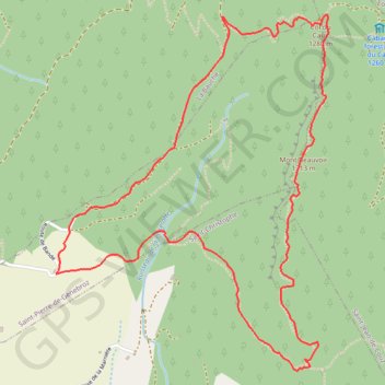Itinéraire Mont Beauvoir en traversée depuis le Riondet, distance, dénivelé, altitude, carte, profil, trace GPS