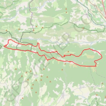Itinéraire Montagne de Lure, distance, dénivelé, altitude, carte, profil, trace GPS