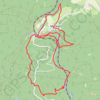 Itinéraire Le grand tour de Mirwart, distance, dénivelé, altitude, carte, profil, trace GPS