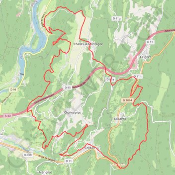 Itinéraire Merpuis-Cublaize 2, distance, dénivelé, altitude, carte, profil, trace GPS