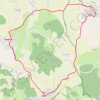 Itinéraire rando Contournat Busseol 11.5km modif, distance, dénivelé, altitude, carte, profil, trace GPS