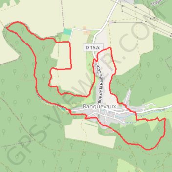Itinéraire Randonnée, distance, dénivelé, altitude, carte, profil, trace GPS