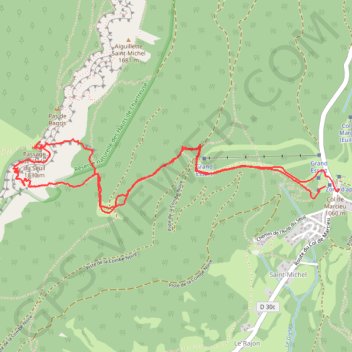 Itinéraire Aulp du Seuil couloir en Virgule (Chartreuse), distance, dénivelé, altitude, carte, profil, trace GPS