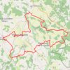 Itinéraire la sud est charente 2014, distance, dénivelé, altitude, carte, profil, trace GPS