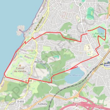 Itinéraire CLOB, distance, dénivelé, altitude, carte, profil, trace GPS
