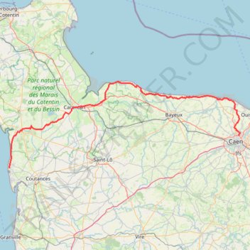 Itinéraire 1 - 3JN 3ième étape, distance, dénivelé, altitude, carte, profil, trace GPS