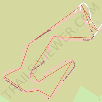 Itinéraire slalom de La Lande- Lessay, distance, dénivelé, altitude, carte, profil, trace GPS