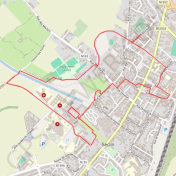 Itinéraire À la découverte de Seclin, distance, dénivelé, altitude, carte, profil, trace GPS