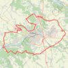 Itinéraire Balade autour d'Evreux, distance, dénivelé, altitude, carte, profil, trace GPS