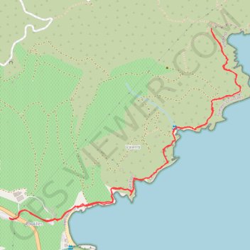 Itinéraire De l'anse de Paulilles au cap Béar, distance, dénivelé, altitude, carte, profil, trace GPS