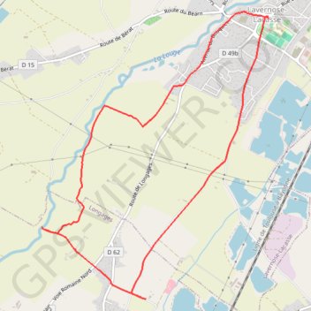 Itinéraire Boucle de Lavernose, distance, dénivelé, altitude, carte, profil, trace GPS