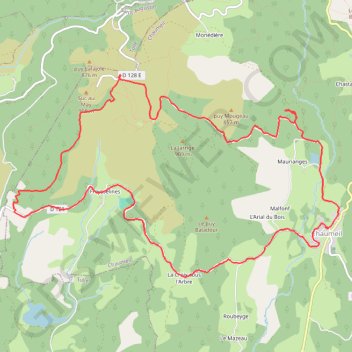 Itinéraire Rando des Myrtilles, distance, dénivelé, altitude, carte, profil, trace GPS