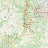 Itinéraire Transvolcanique (TV) - Retour, distance, dénivelé, altitude, carte, profil, trace GPS