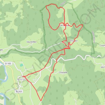Itinéraire PLA 016 a - Les eaux minérales, distance, dénivelé, altitude, carte, profil, trace GPS
