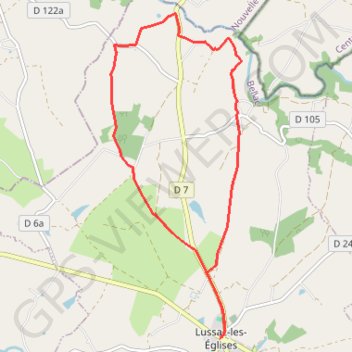 Itinéraire Sentier du Prince Noir PDIPR87, distance, dénivelé, altitude, carte, profil, trace GPS