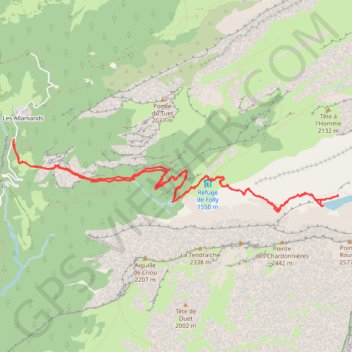 Itinéraire Lac des Chambres, distance, dénivelé, altitude, carte, profil, trace GPS