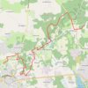 Itinéraire Les alignements de Carnac, distance, dénivelé, altitude, carte, profil, trace GPS