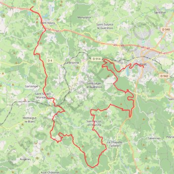 Itinéraire trace, distance, dénivelé, altitude, carte, profil, trace GPS
