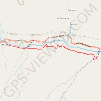 Itinéraire Ecu_29_Sendero_de_los_Contrabandistas, distance, dénivelé, altitude, carte, profil, trace GPS