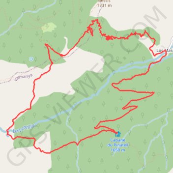 Itinéraire La carnisserie, distance, dénivelé, altitude, carte, profil, trace GPS