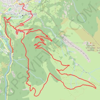 Itinéraire Grange d Abie, distance, dénivelé, altitude, carte, profil, trace GPS