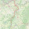 Itinéraire Sarreguemines / Gondrexange, distance, dénivelé, altitude, carte, profil, trace GPS