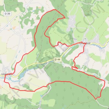 Itinéraire Chemins du Cœur des Vosges - Le Fays de Naymont, distance, dénivelé, altitude, carte, profil, trace GPS