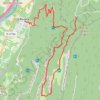 Itinéraire De La Rivière au col de Montaud, distance, dénivelé, altitude, carte, profil, trace GPS