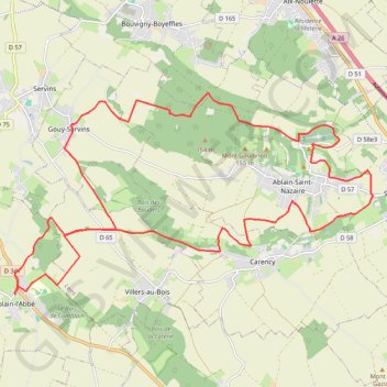 Itinéraire Ligne 4, distance, dénivelé, altitude, carte, profil, trace GPS
