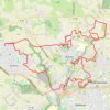 Itinéraire Guilers à Bohars, distance, dénivelé, altitude, carte, profil, trace GPS