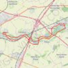 Itinéraire Athies - Biache-Saint-Vaast, distance, dénivelé, altitude, carte, profil, trace GPS