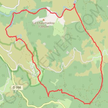 Itinéraire Le beal pont du tarn, distance, dénivelé, altitude, carte, profil, trace GPS