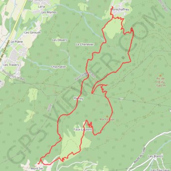 Itinéraire Montchaffrey - Montsec (Belledonne), distance, dénivelé, altitude, carte, profil, trace GPS