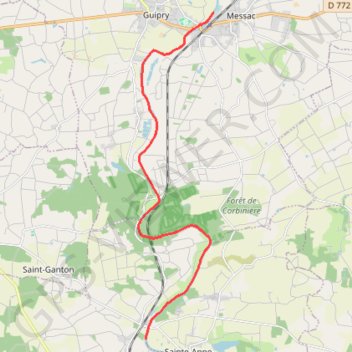 Itinéraire 2013-05-16_074136, distance, dénivelé, altitude, carte, profil, trace GPS